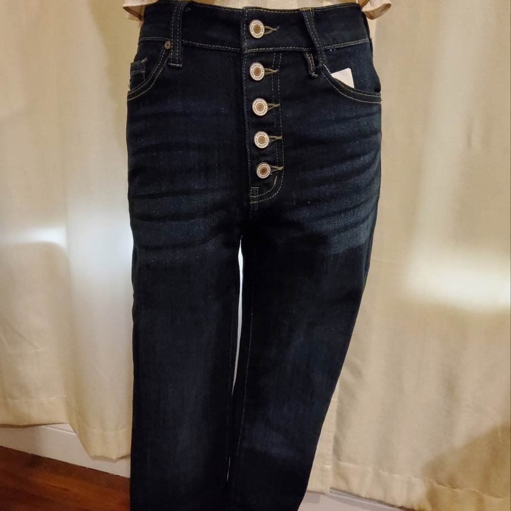 KANCAN Dark Wash Luna Jeans